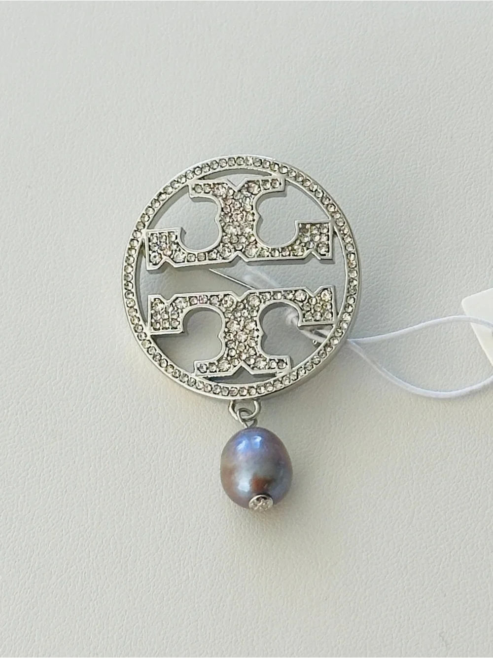 Tory Burch silver tone
